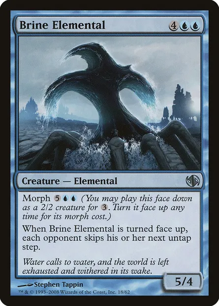 Élémental des embruns, carte Magic DD2 18 — extension Duel Decks: Jace vs. Chandra