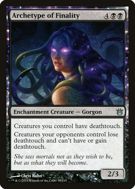 Archetype of Finality, Magic card BNG 58 — Born of the Gods set
