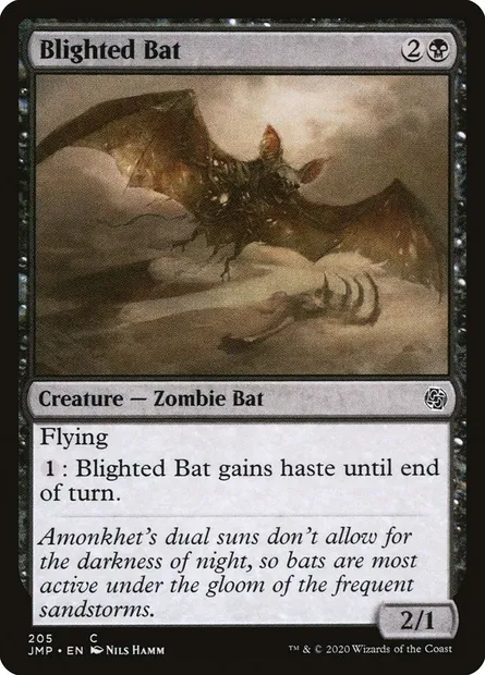 Blighted Bat, Magic card JMP 205 — Jumpstart set