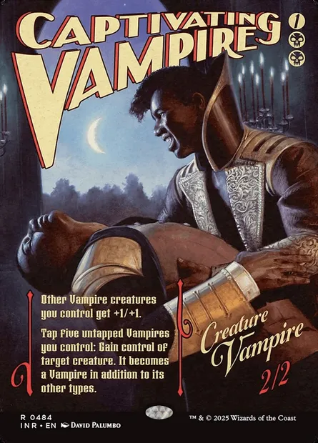 Vampire captivant, carte Magic INR 484 — extension Innistrad Remastered