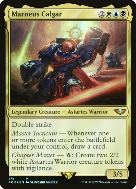 Marneus Calgar, Magic card 40K 175 — Warhammer 40,000 Commander set