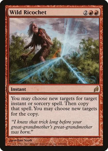 Wild Ricochet, Magic card LRW 196 — Lorwyn set
