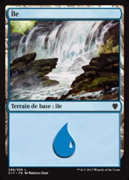 Île, carte Magic C17 298 — extension Commander 2017
