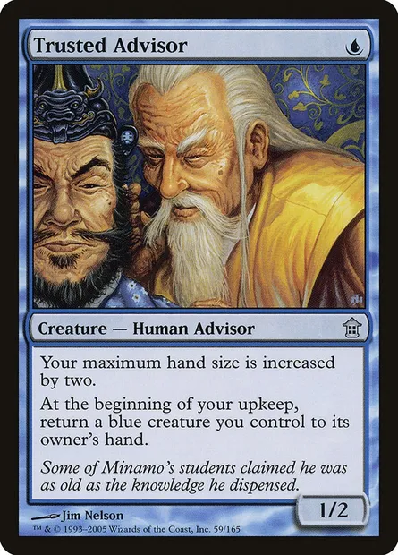 Trusted Advisor, Magic card SOK 59 — Saviors of Kamigawa set