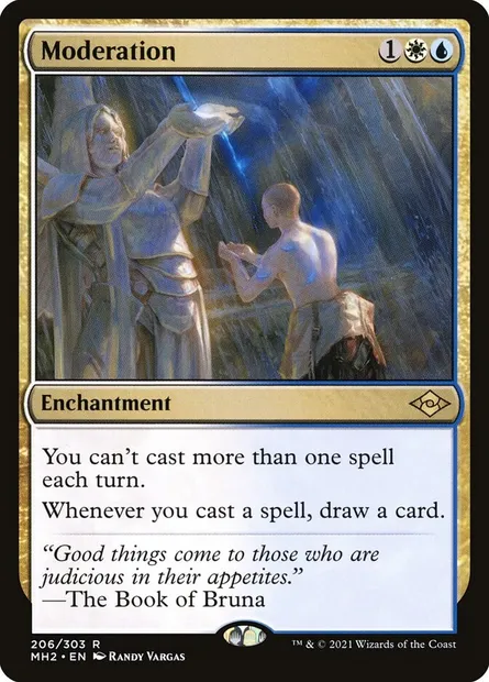 Moderation, Magic card MH2 206 — Modern Horizons 2 set