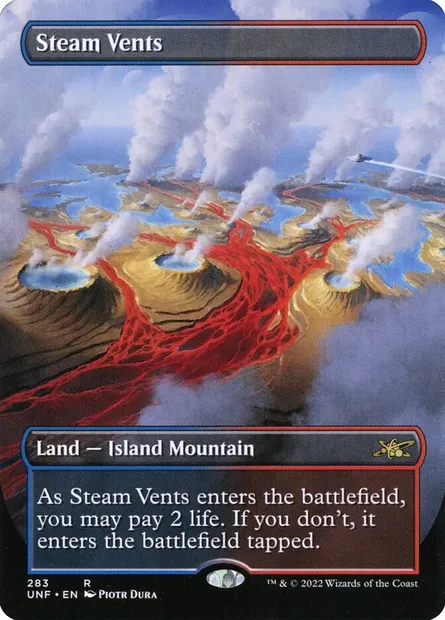 Steam Vents, Magic card UNF 283 — Unfinity set