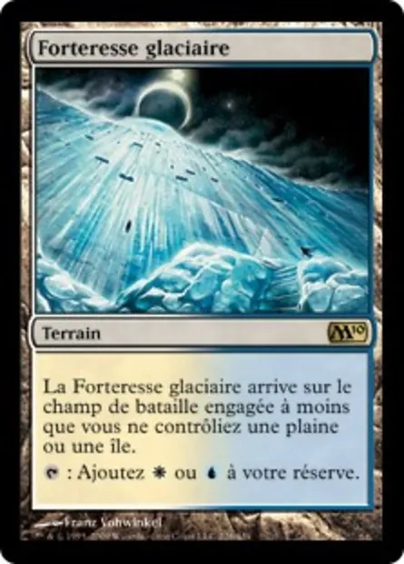 Forteresse glaciaire, carte Magic M10 226 — extension Magic 2010