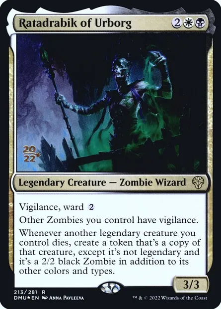 Ratadrabik d'Urborg, carte Magic PDMU 213s — extension Dominaria United Promos