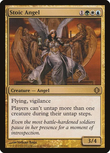 Stoic Angel, Magic card ALA 199 — Shards of Alara set