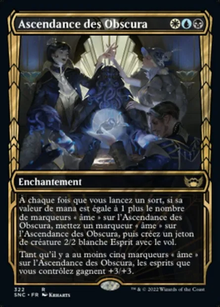 Ascendance des Obscura, carte Magic SNC 322 — extension Les rues de la Nouvelle-Capenna