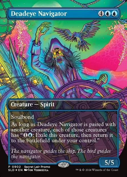 Navigateur morne-œil, carte Magic SLD 902 — extension Secret Lair Drop