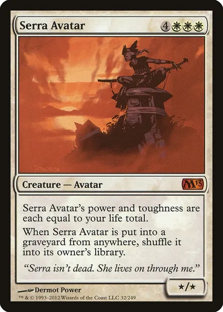 Serra Avatar, Magic card M13 32 — Magic 2013 set