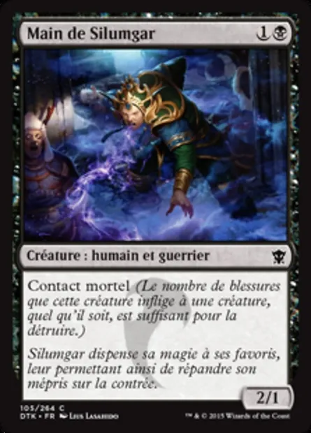 Main de Silumgar, carte Magic DTK 105 — extension Les Dragons de Tarkir