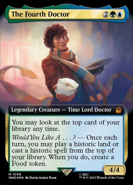 The Fourth Doctor, Magic card WHO 1006 — Doctor Who set