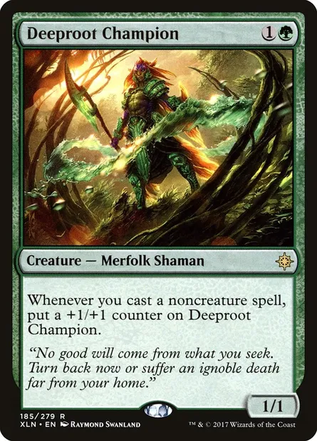 Deeproot Champion, Magic card XLN 185 — Ixalan set