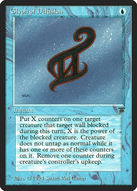 Glyph of Delusion, Magic card LEG 60 — Legends set