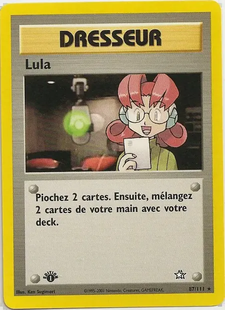 Lula, carte Pokémon NG 87 — extension Neo Genesis