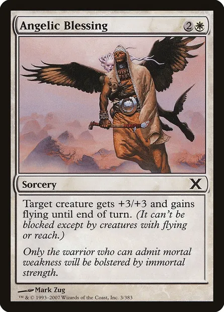 Angelic Blessing, Magic card 10E 3 — Tenth Edition set