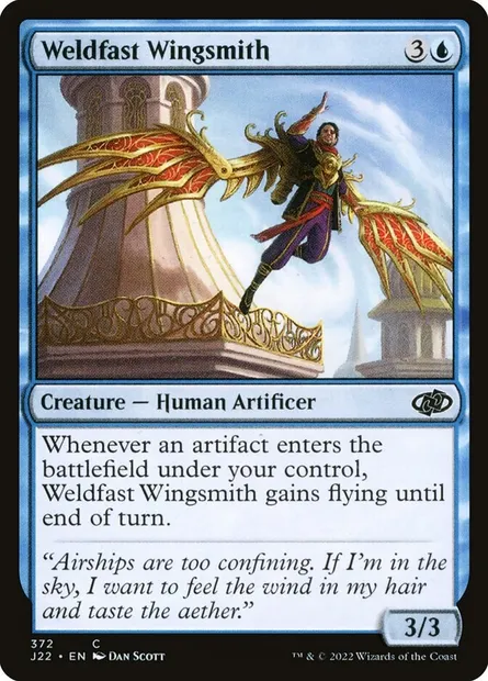 Weldfast Wingsmith, Magic card J22 372 — Jumpstart 2022 set