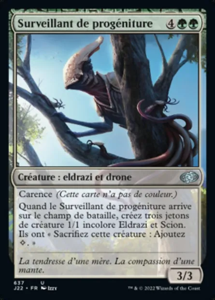 Surveillant de progéniture, carte Magic J22 637 — extension Jumpstart 2022