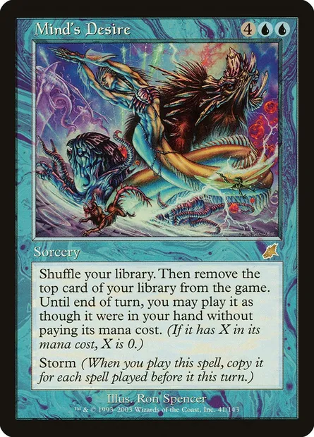 Mind's Desire, Magic card SCG 41 — Scourge set