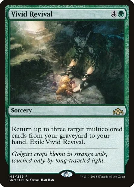 Vivid Revival, Magic card GRN 148 — Guilds of Ravnica set