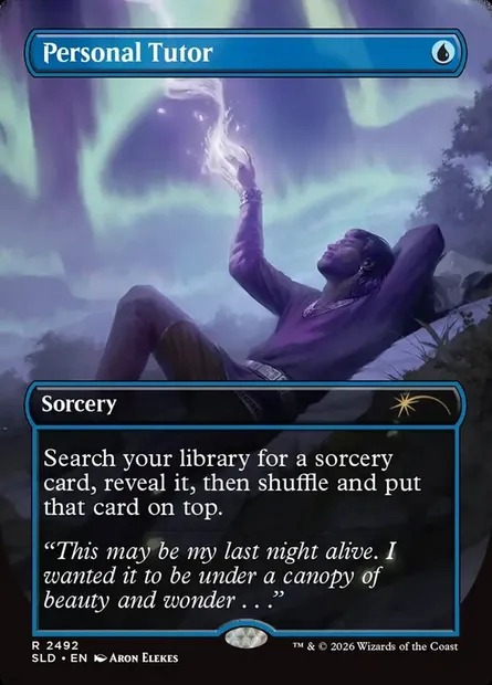 Personal Tutor, Magic card SLD 2492 — Secret Lair Drop set