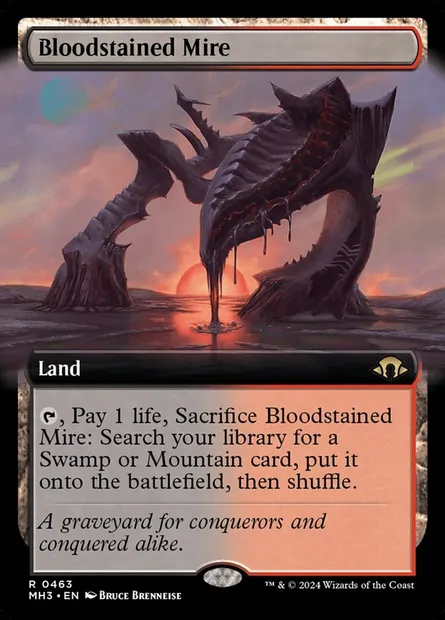 Bloodstained Mire, Magic card MH3 463 — Modern Horizons 3 set