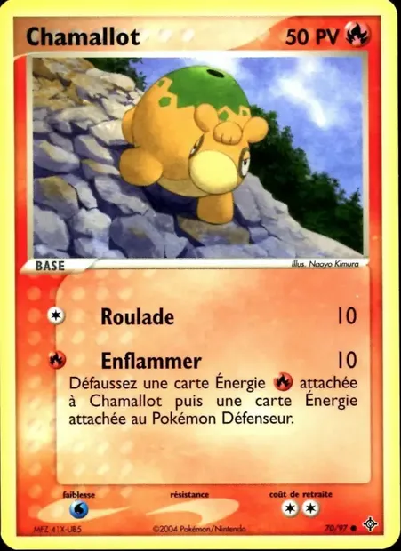 Chamallot, carte Pokémon DR 70 — extension EX Dragon