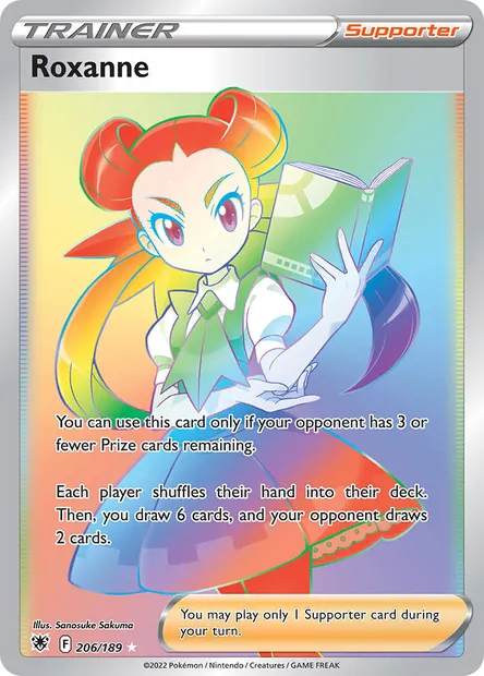 Roxanne, Pokémon card ASR 206 — Astral Radiance set