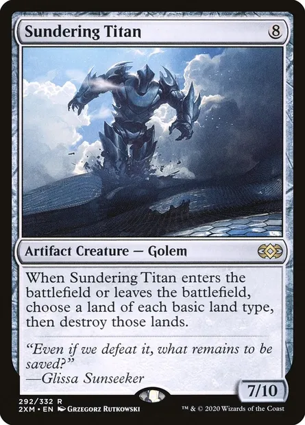 Sundering Titan, Magic card 2XM 292 — Double Masters set