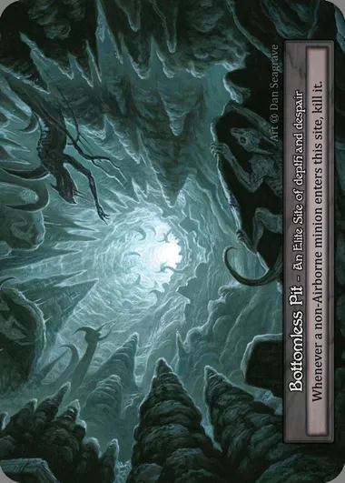 Bottomless Pit, Sorcery card ALP 350 — Alpha set