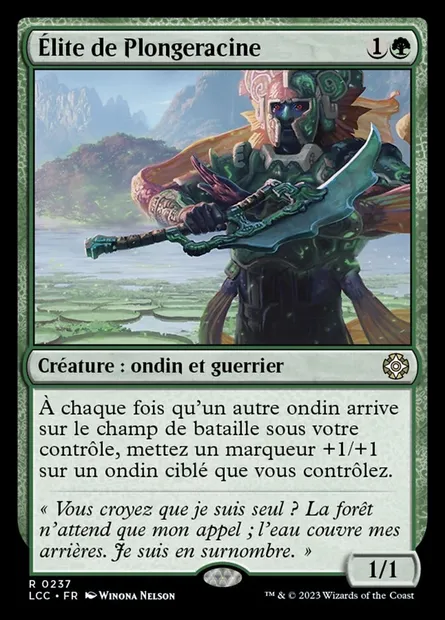 Élite de Plongeracine, carte Magic LCC 237 — extension The Lost Caverns of Ixalan Commander