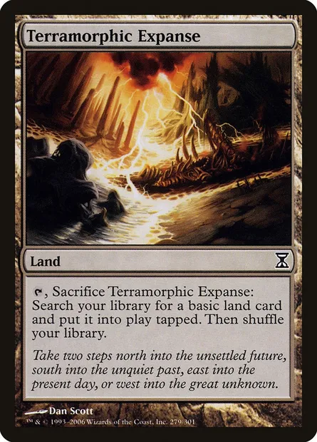 Terramorphic Expanse, Magic card TSP 279 — Time Spiral set