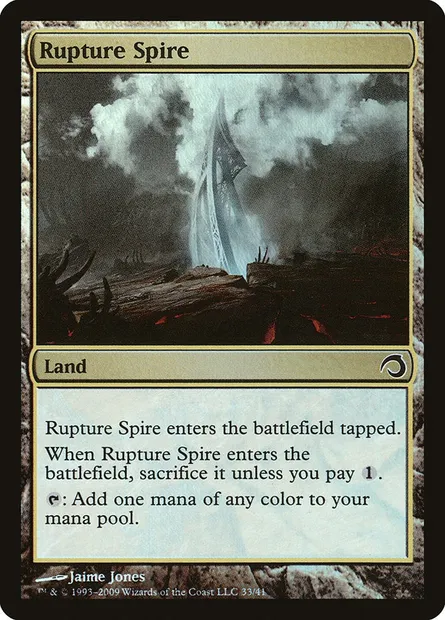 Rupture Spire, Magic card H09 33 — Premium Deck Series: Slivers set