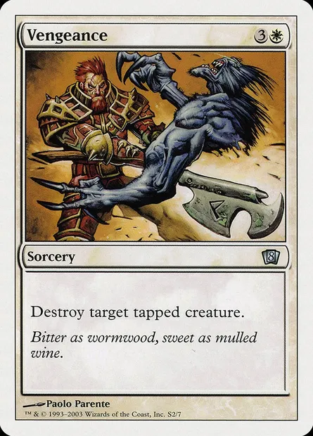 Vengeance, Magic card 8ED S2 — Eighth Edition set