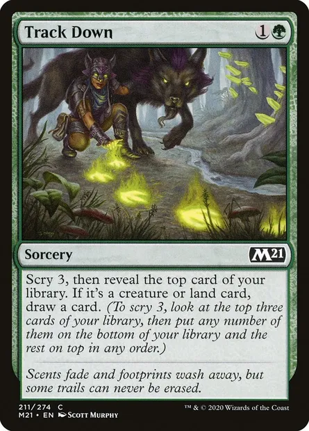 Track Down, Magic card M21 211 — Core Set 2021 set