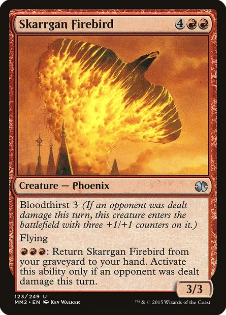 Skarrgan Firebird, Magic card MM2 123 — Modern Masters 2015 set