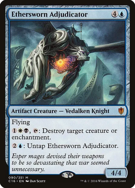 Ethersworn Adjudicator, Magic card C16 90 — Commander 2016 set