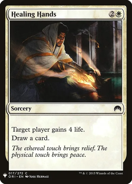 Healing Hands, Magic card PLST ORI-17 — The List set