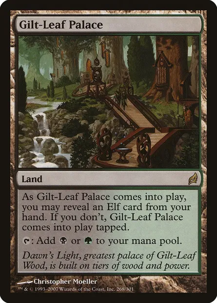 Gilt-Leaf Palace, Magic card LRW 268 — Lorwyn set