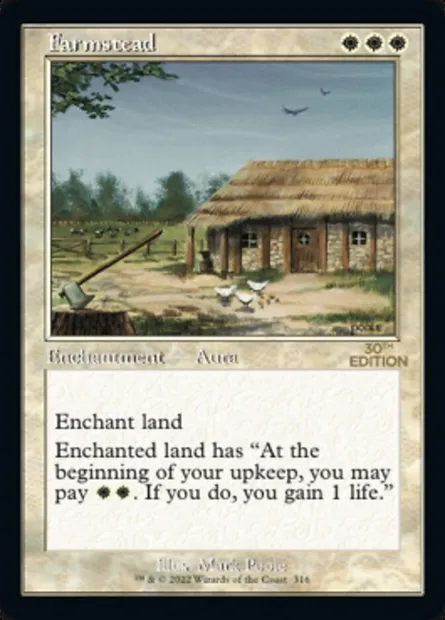Ferme, carte Magic 30A 316 — extension 30th Anniversary Edition