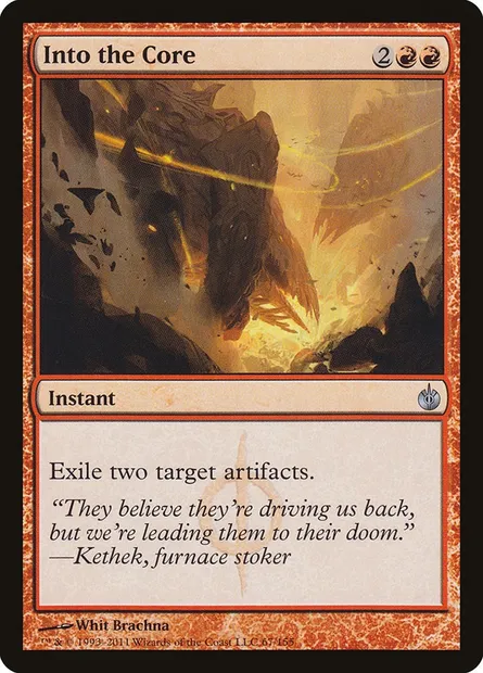 Into the Core, Magic card MBS 67 — Mirrodin Besieged set