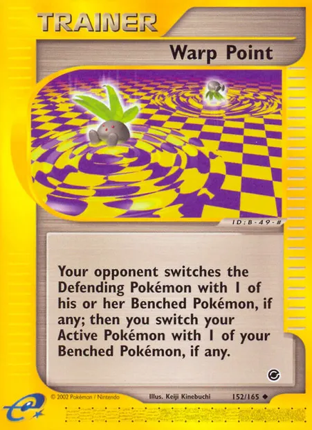 Warp Point, Pokémon card EX 152 — Expedition Base Set set