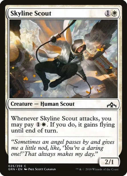 Skyline Scout, Magic card GRN 25 — Guilds of Ravnica set
