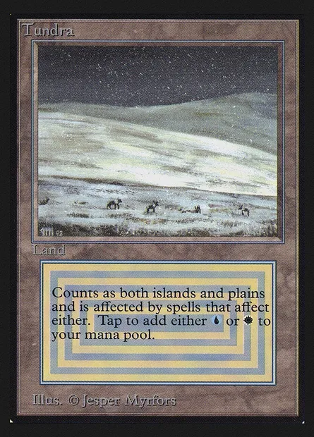Tundra, Magic card CEI 285 — Intl. Collectors' Edition set