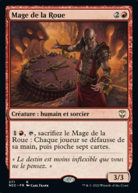 Mage de la Roue, carte Magic NCC 271 — extension New Capenna Commander