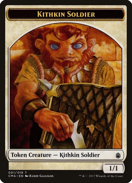 Kithkin Soldier, Magic card TCMA 1 — Commander Anthology Tokens set