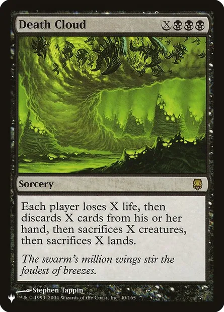 Nuage mortel, carte Magic PLST DST-40 — extension The List