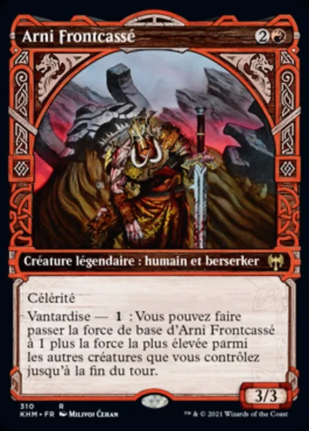 Arni Frontcassé, carte Magic KHM 310 — extension Kaldheim